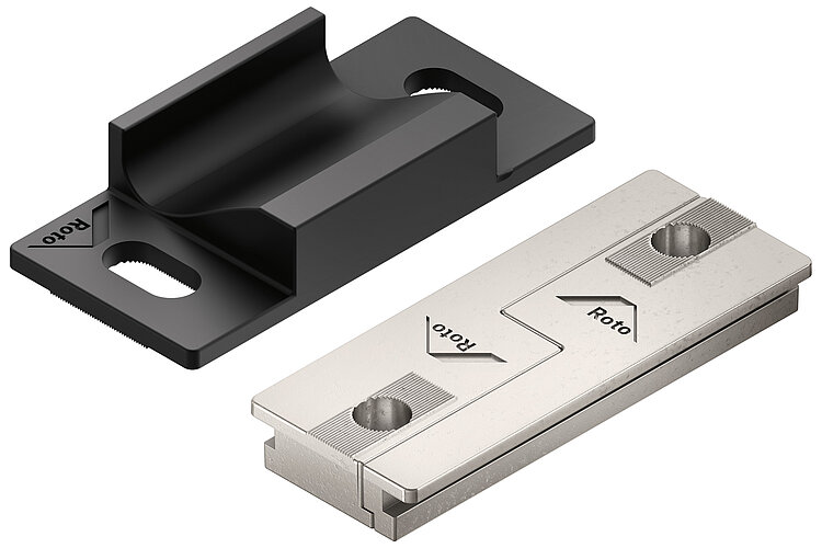 Roto FS Kempton concealed lock with packer: frame component