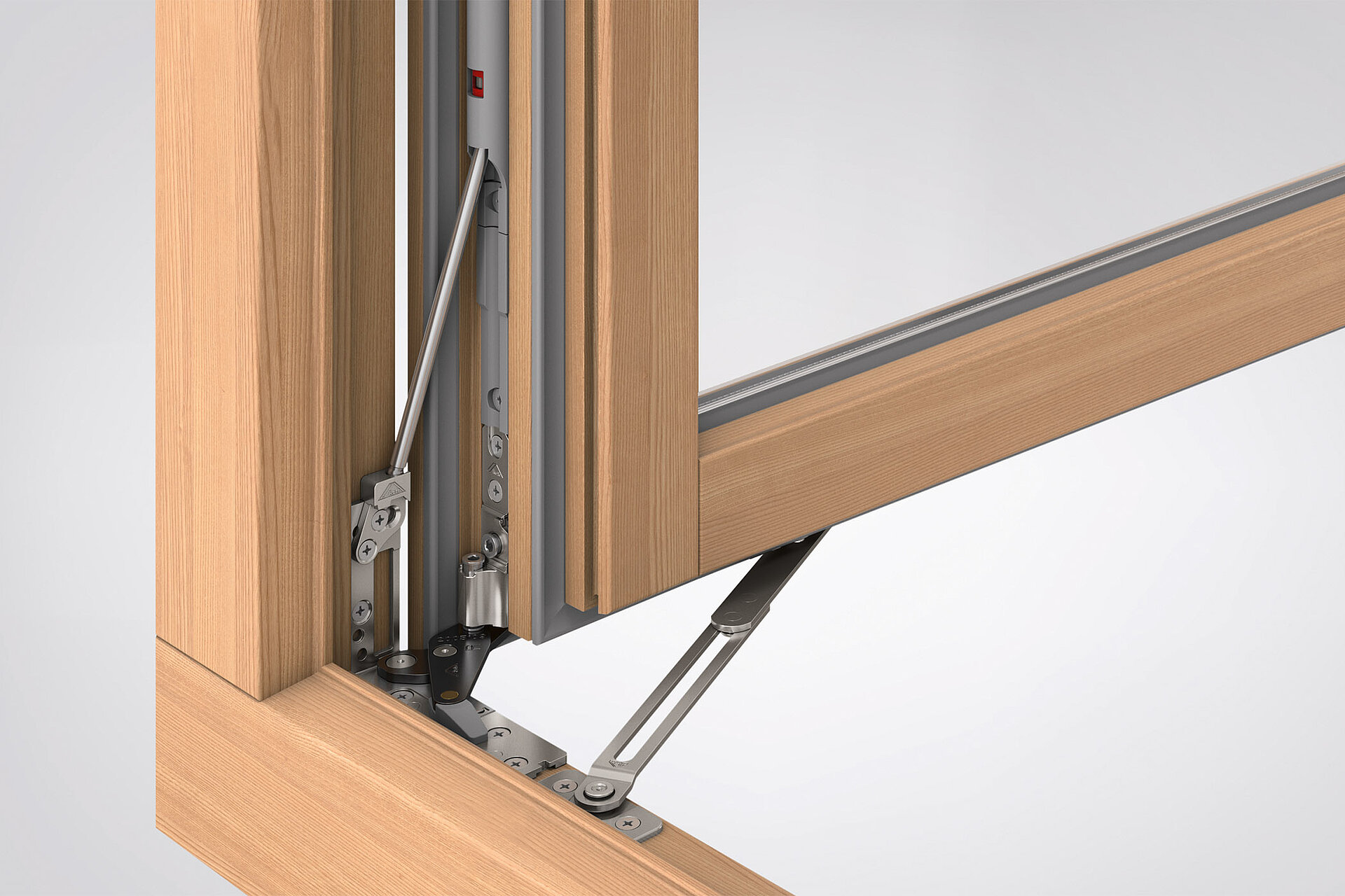 Roto NX | C timber window with load transfer and turn restrictor