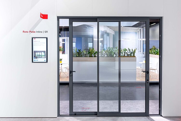 Mit „Roto Patio Inline | SR“ können Hersteller ihre Aluminium-Elemente flexibel nach den Bedürfnissen ihrer Kunden und in vielen Formaten fertigen.