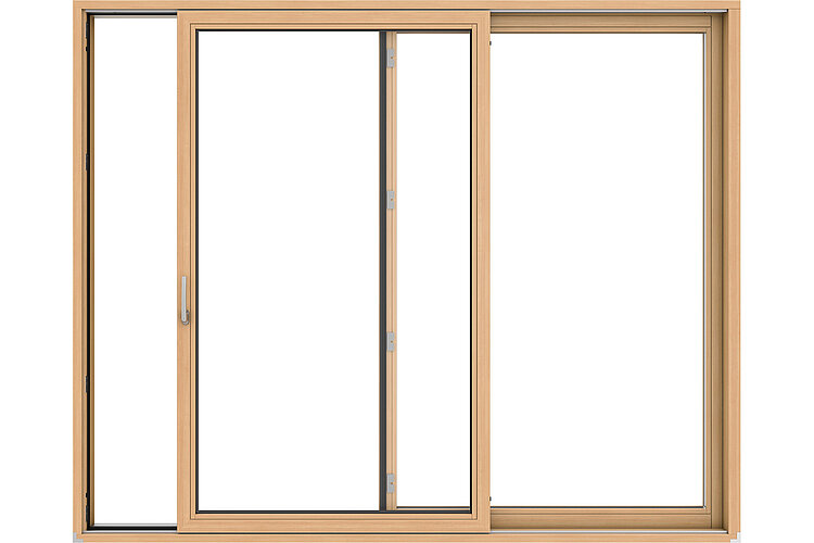 Roto Patio Inowa timber, basic security, 1500 x 2500 mm