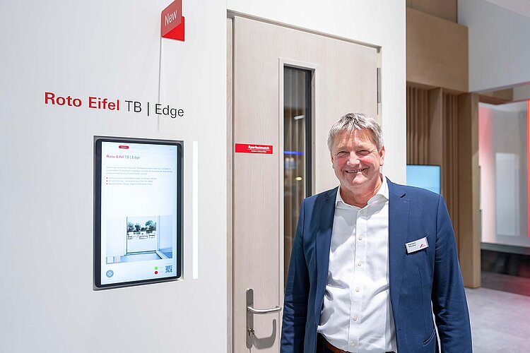 Eberhard Mammel, Direktor Marketing und Produktinnovation der Roto Fenster- und Türtechnologie