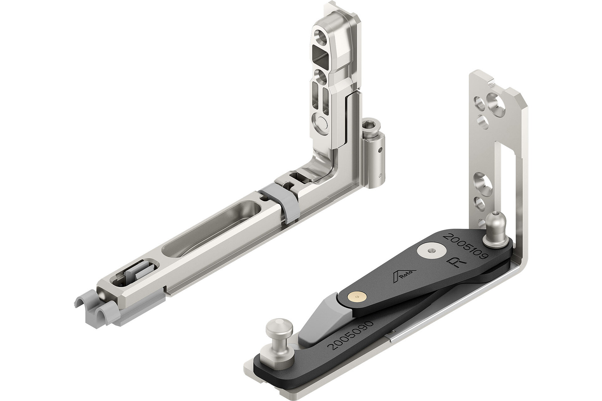 Roto NX | C corner hinge and pivot rest