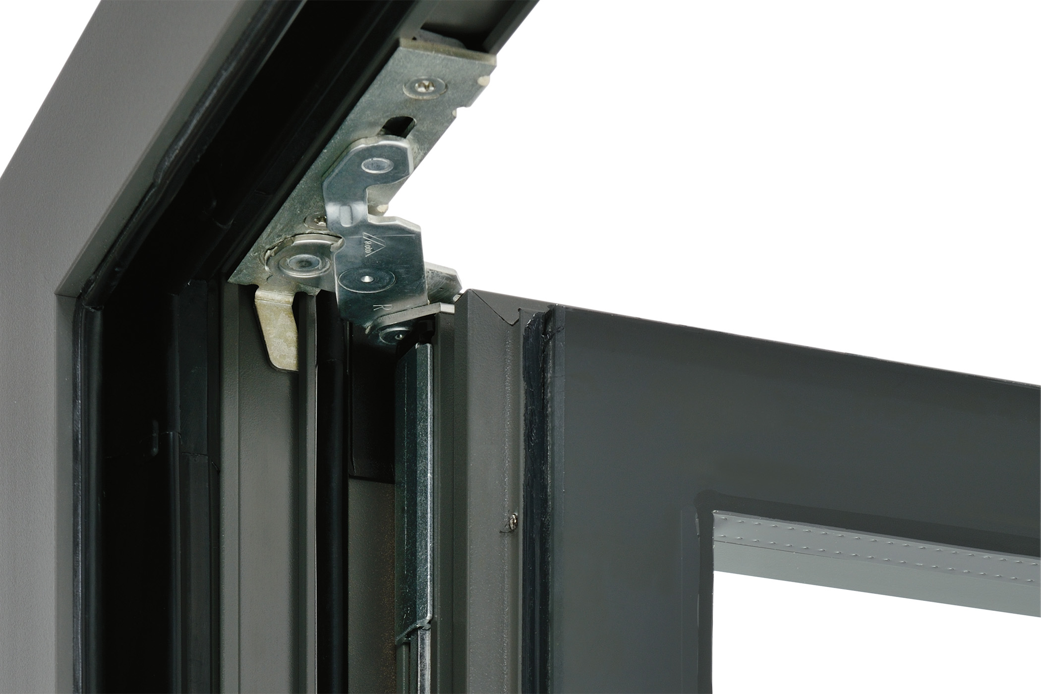 Bisagra para puerta corredera - INLINE - ROTO FRANK - para ventana corredera  / de metal / invisible